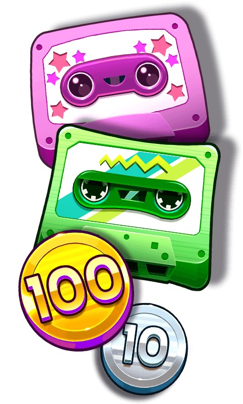 Retro Tapes - Instant Prize Symbols Push Gaming