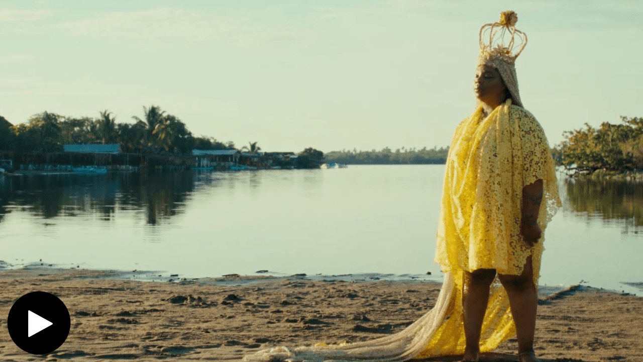 Cullors in yellow dress