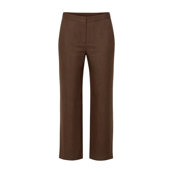 Pantalone dritto marrone