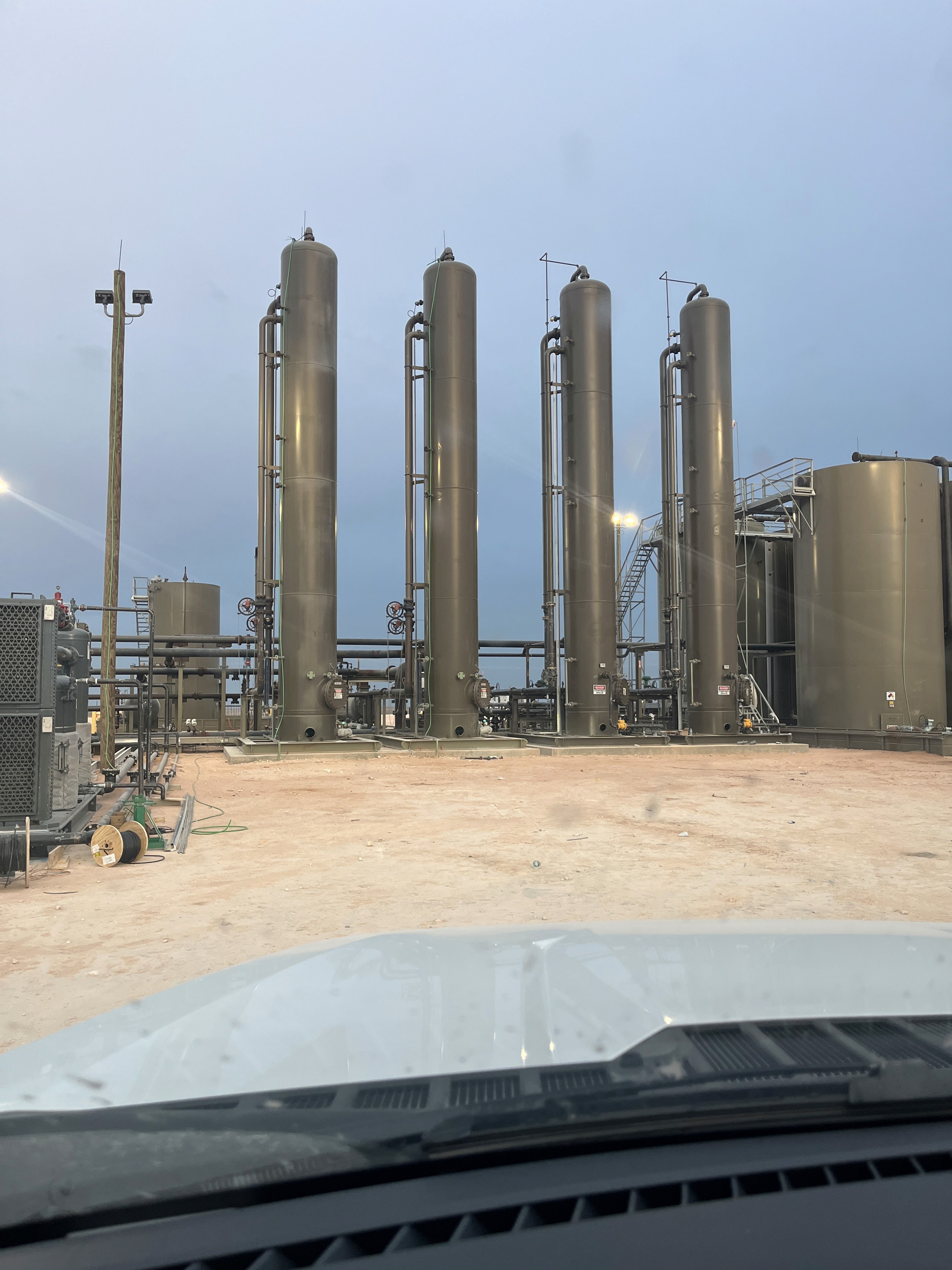 Mechanical H2S stripping process equipment