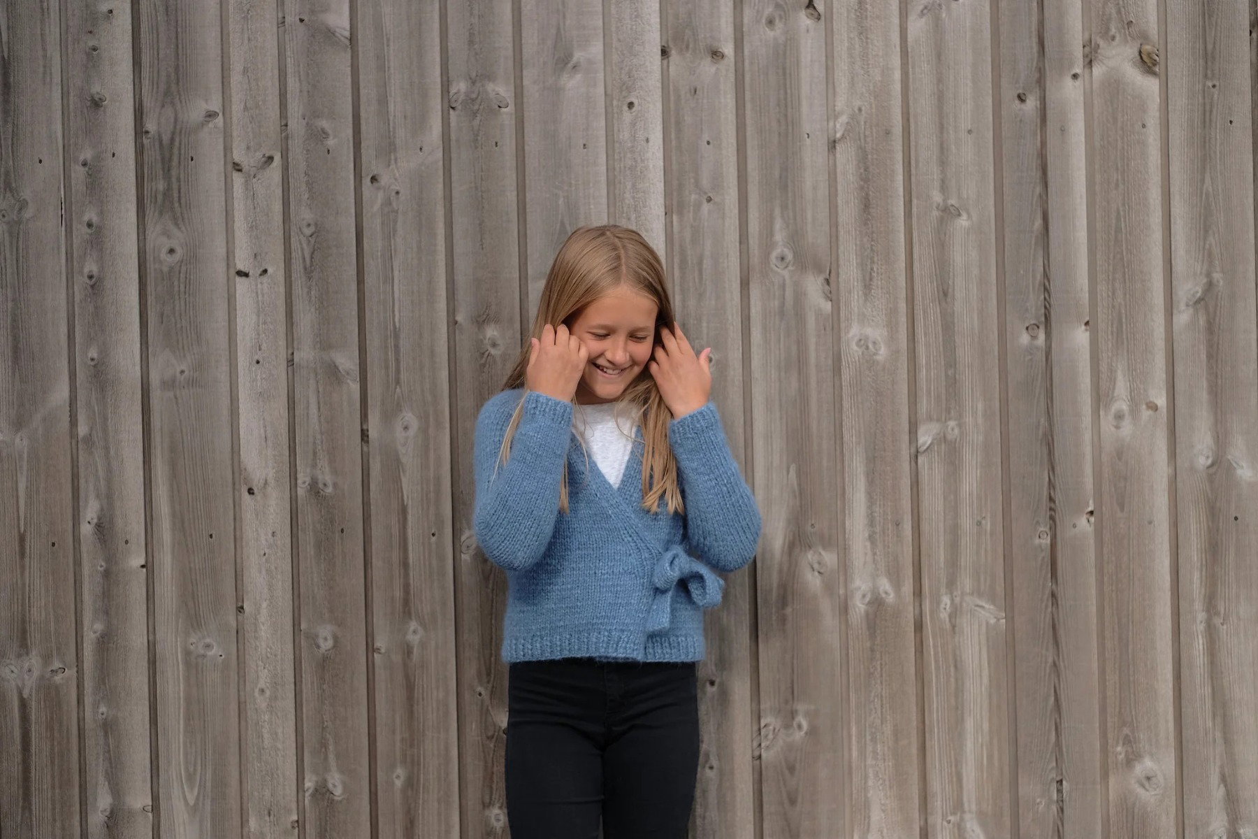 Aftenjakke junior knitting pattern, photo 3