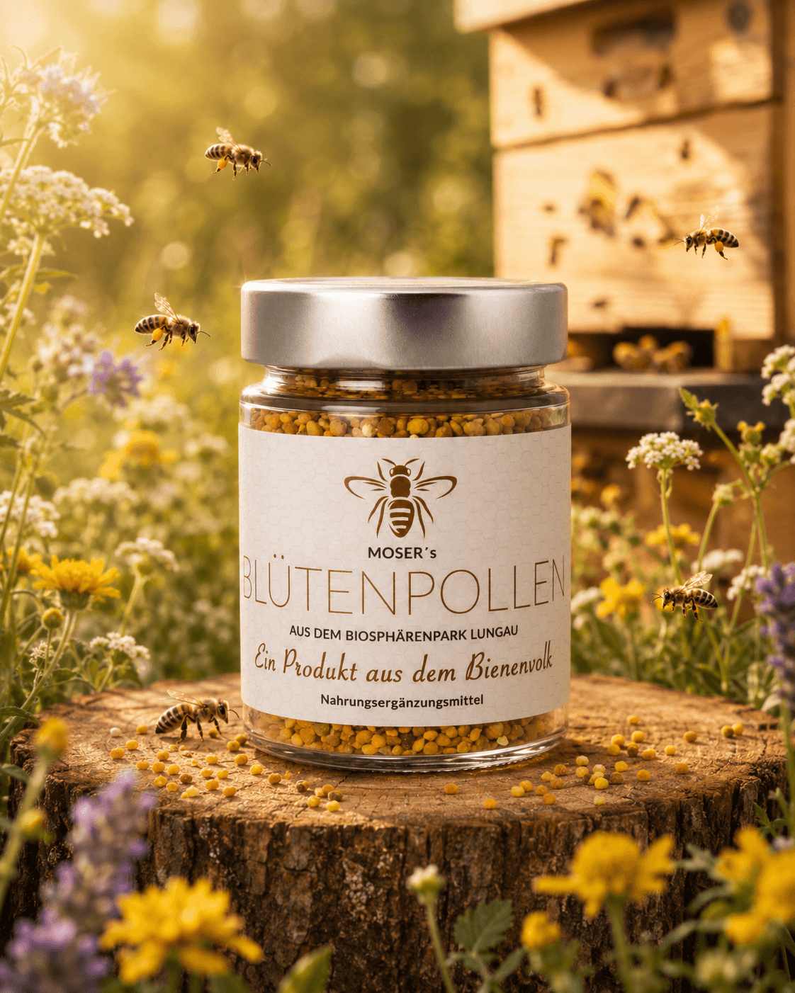 Moser's Blütenpollen