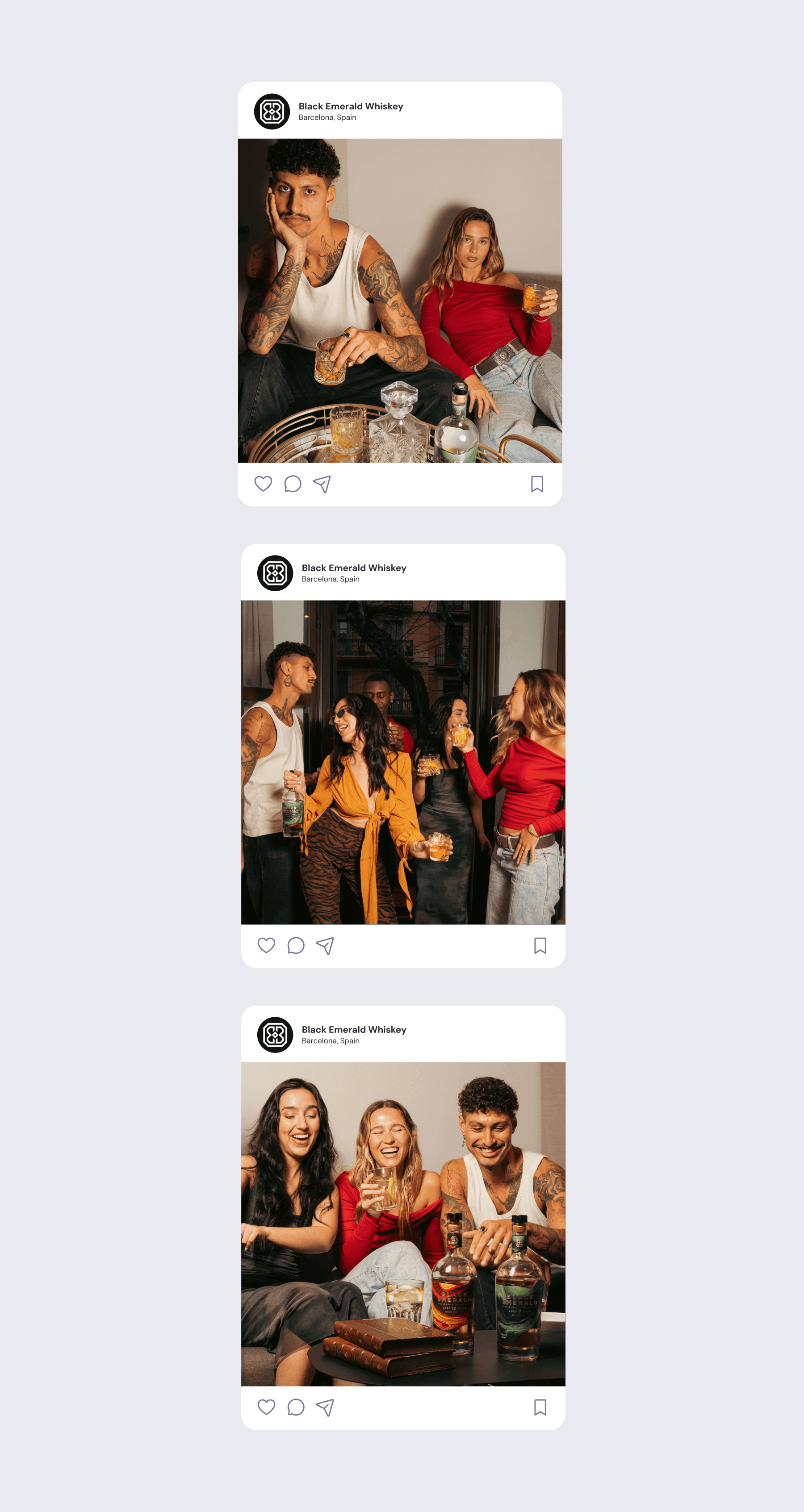 Streetside billboard with flyposters of the Batch.Works brand and illustrations