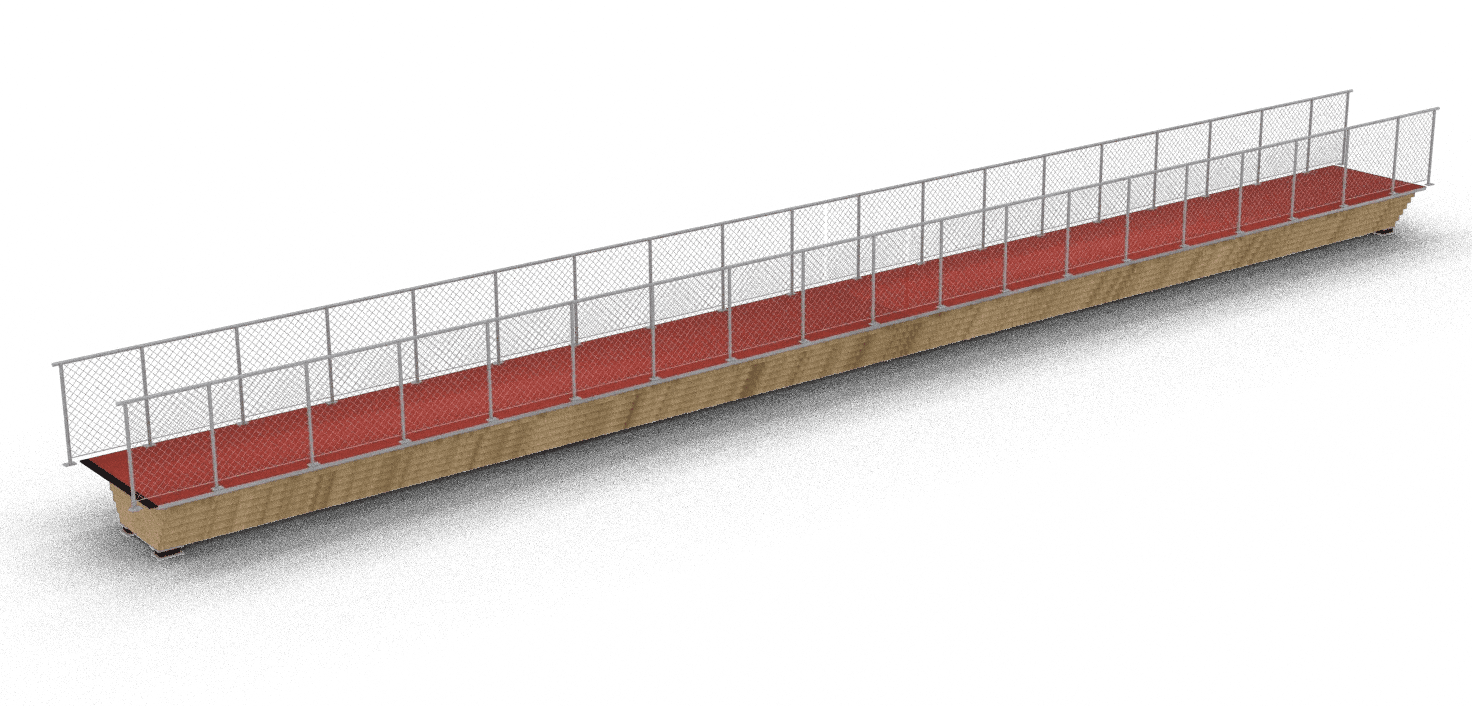 urb-x Entwurf kleine Fussgängerbrücke