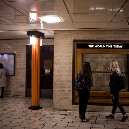 World Clock at Piccadilly Circus Station