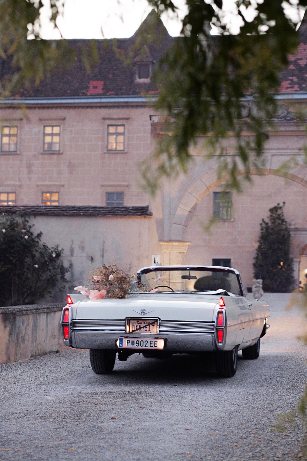 Brautauto Hochzeit Schloss Walpersdorf