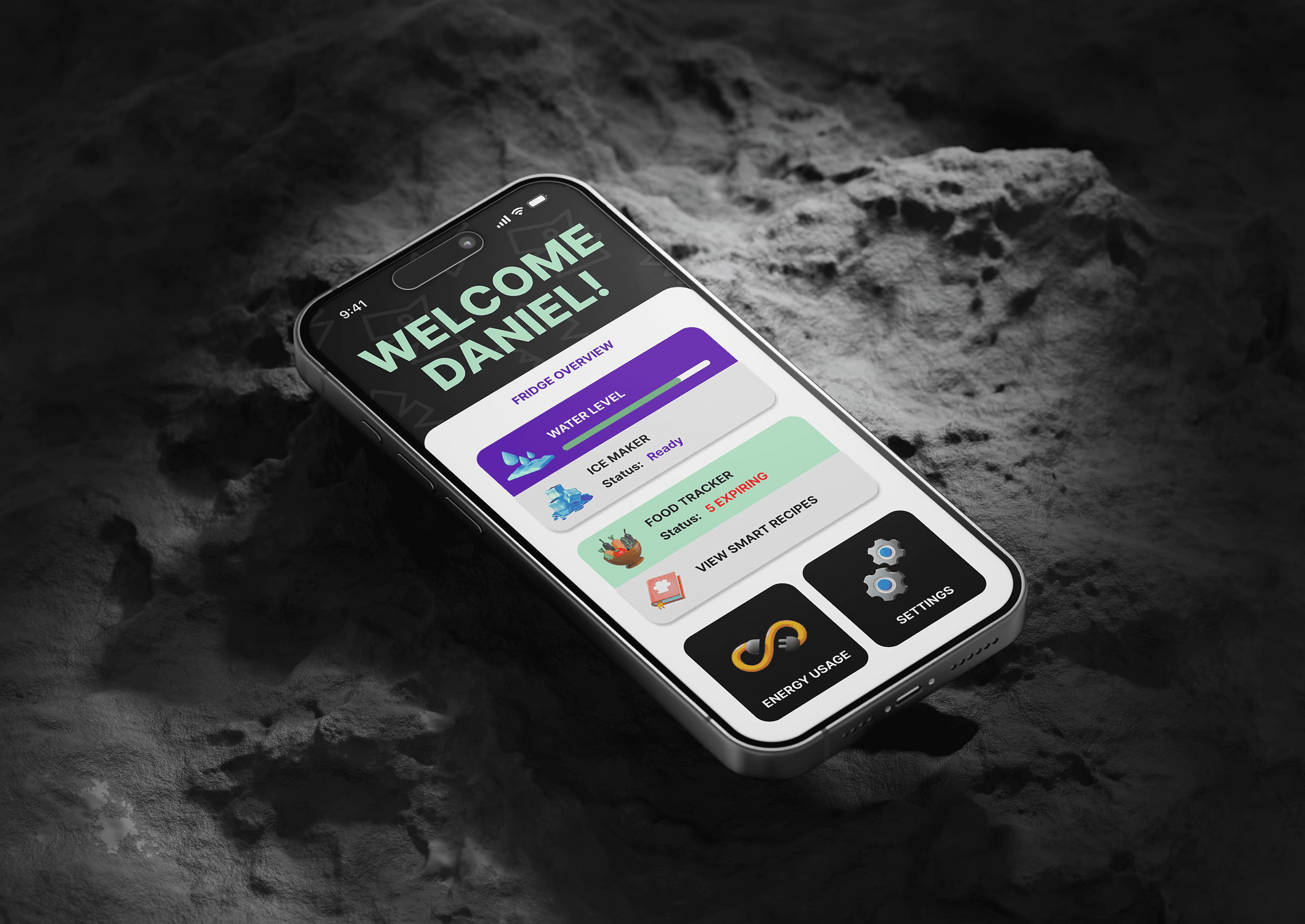 Floating phone showing screen of LEGO sub-branding website