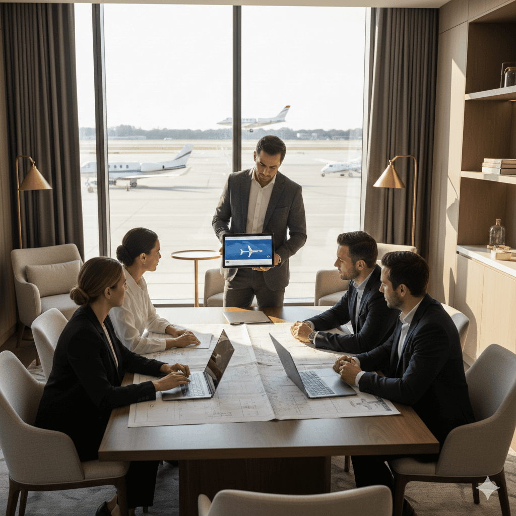 A calculator ontop a table