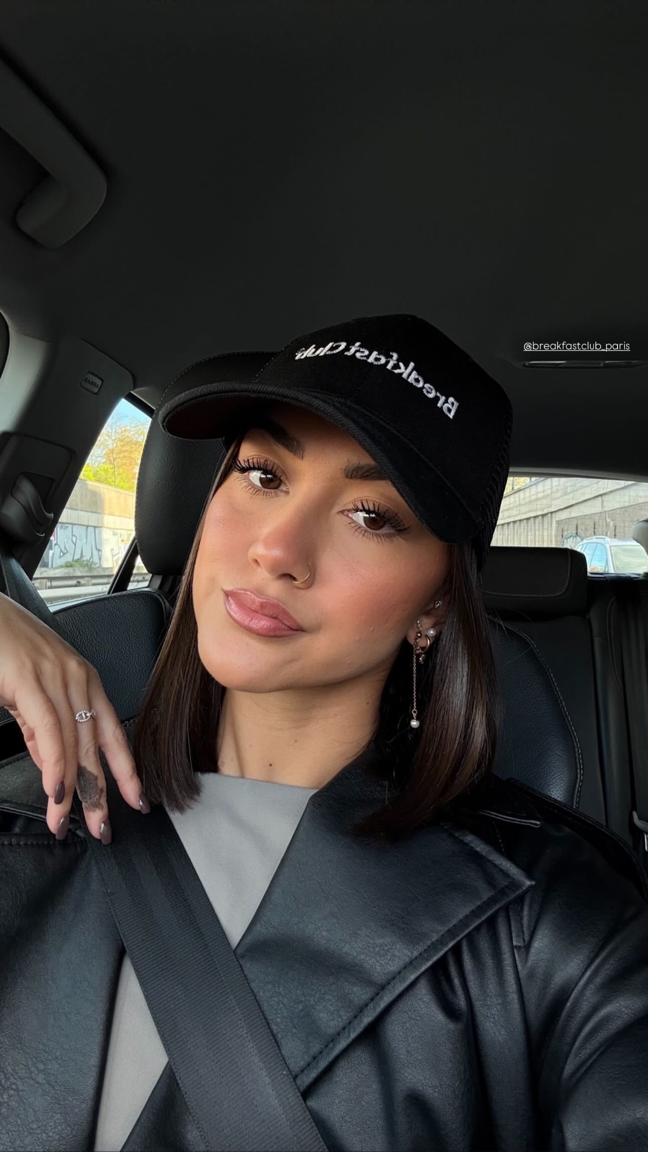 image of a cute girl in a red down