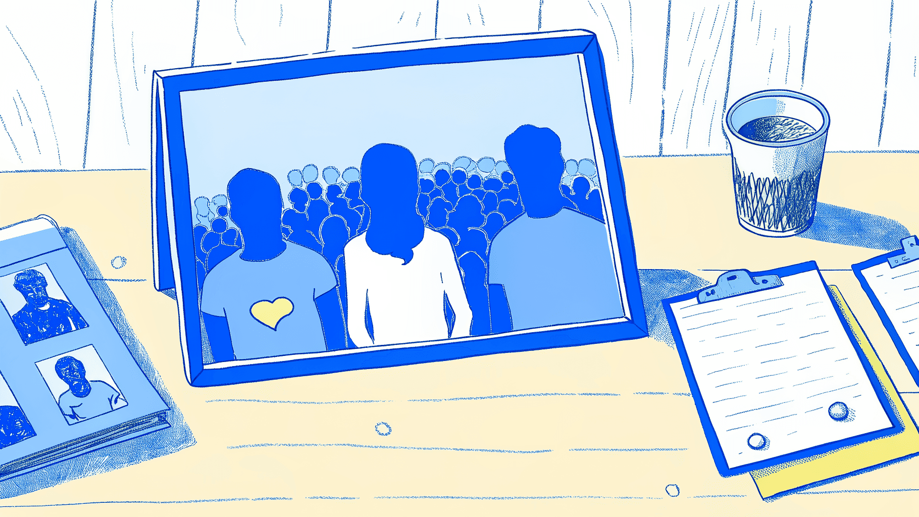 Three-step cornhole team name decision process showing audience, personality, and longevity
