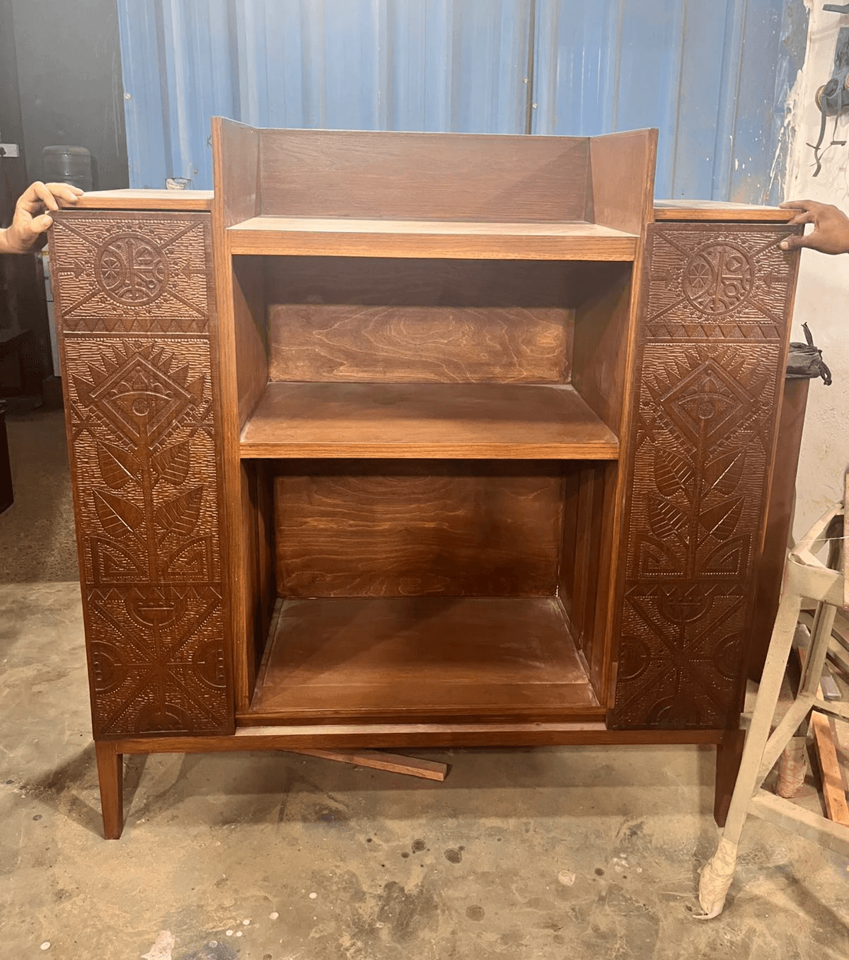 Laptop showing Bloomy UI