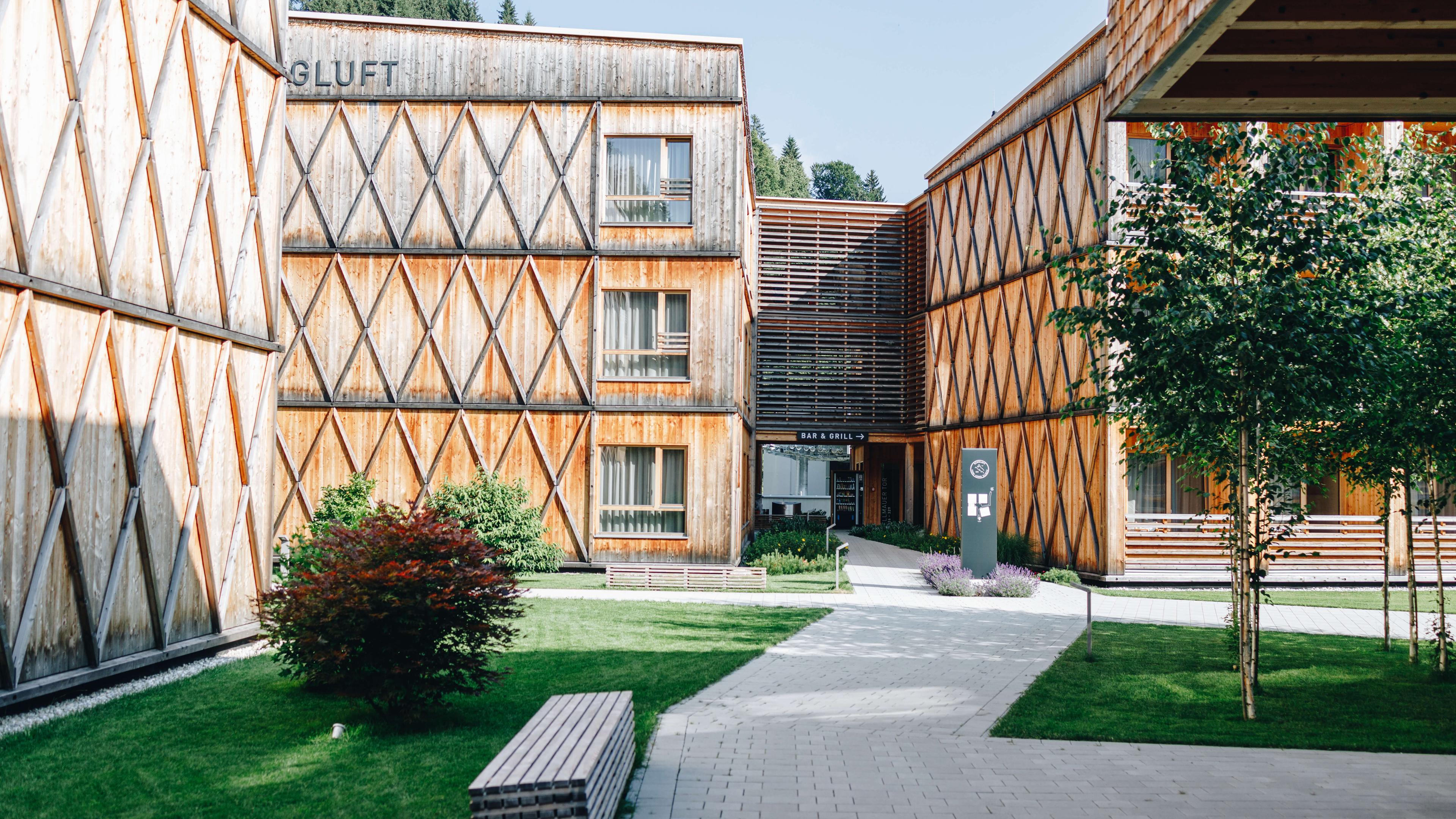 Außenansicht Tirol Lodge Ellmau.