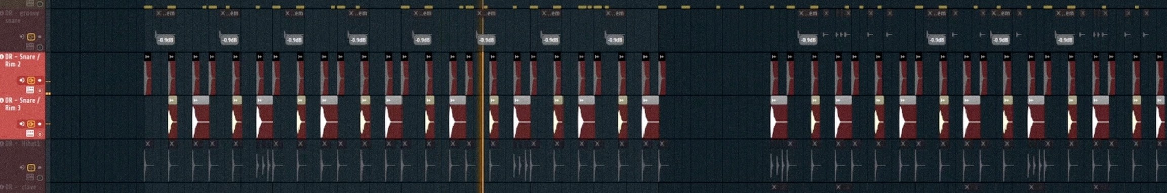 alt="dancehall shatta drum pattern in modern beat production"