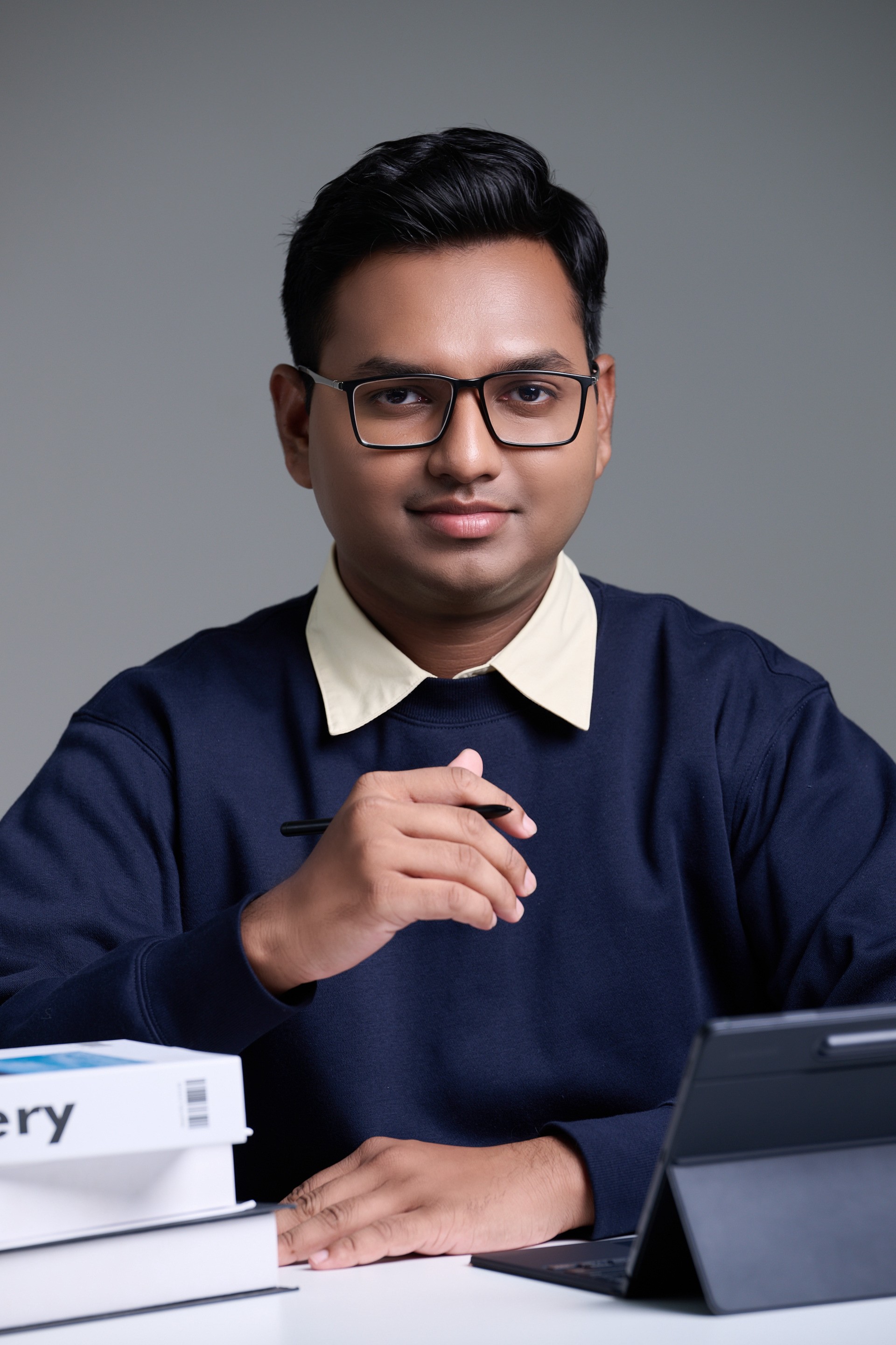 Michael Carter profile with a dynamic light