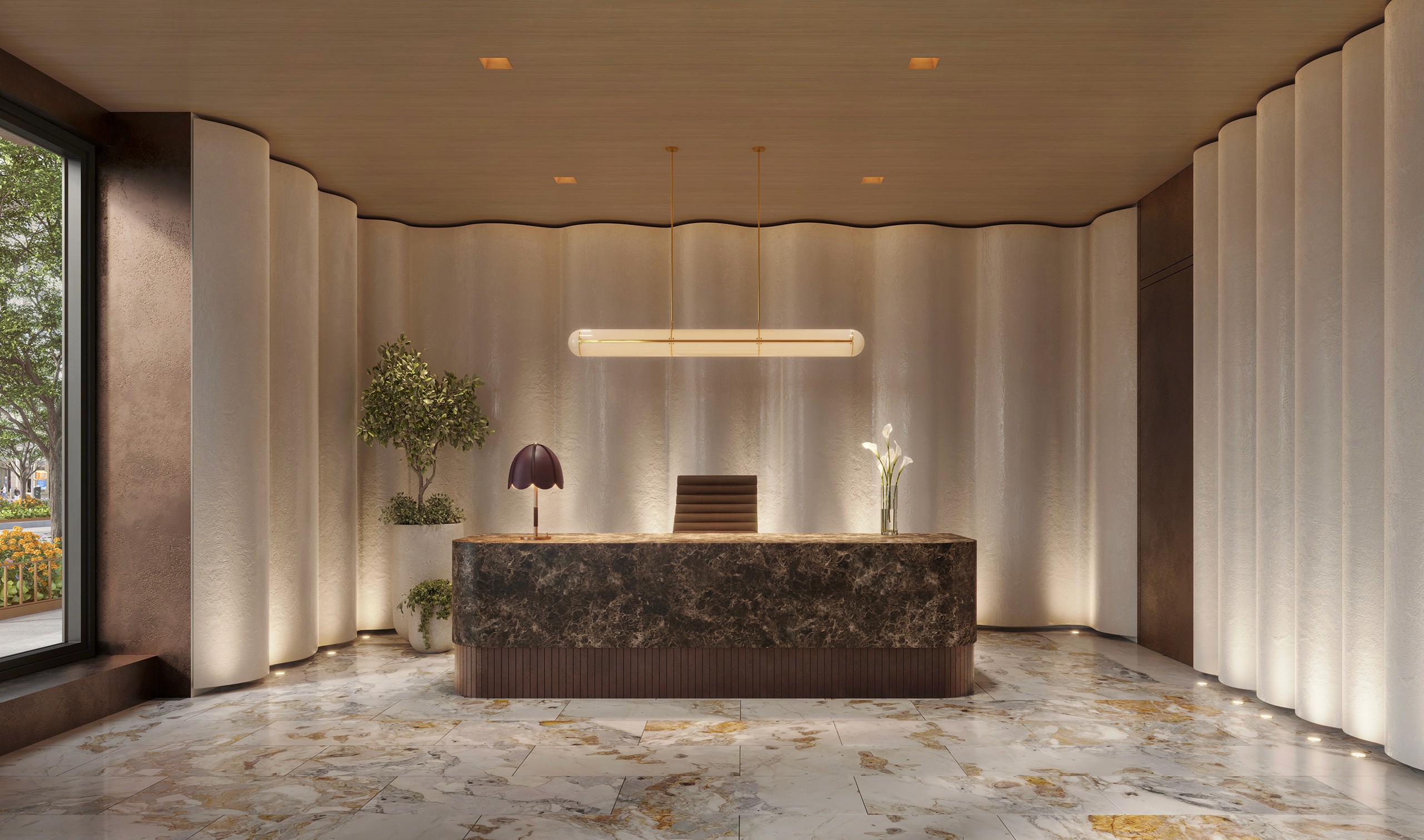 Minimal Luxury Greenish Interior