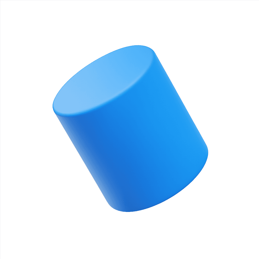 Blue Cylinder