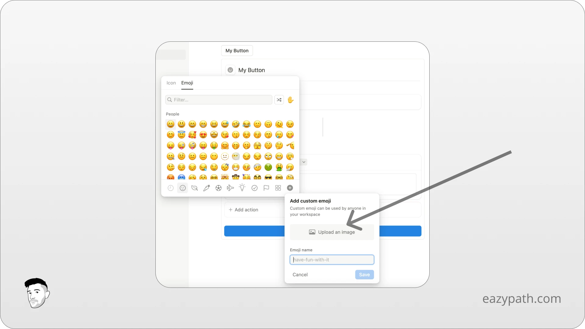 How to Upload a Custom Icon to Notion - Custom Emoji - Upload Image or Paste Link