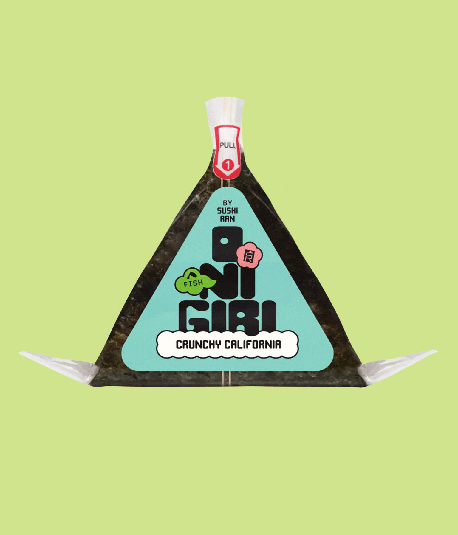 Sushi Ran Onigiri Packaging Design Brand Identity