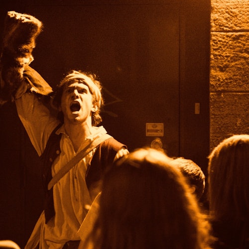 Ghost telling a story.