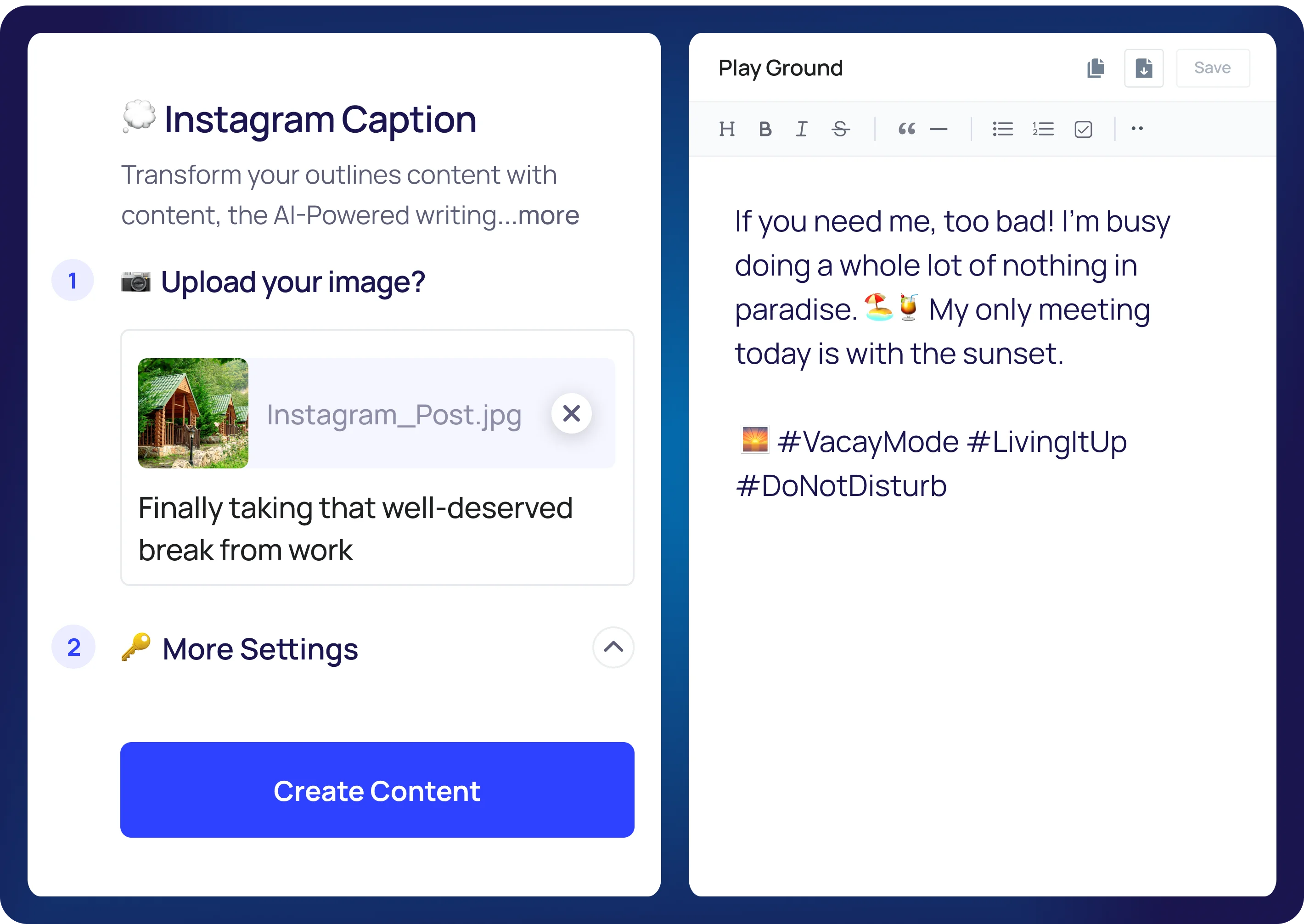 Instagram Caption Generator from Photo Why Us