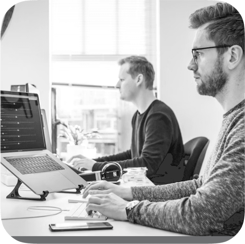 team member working image