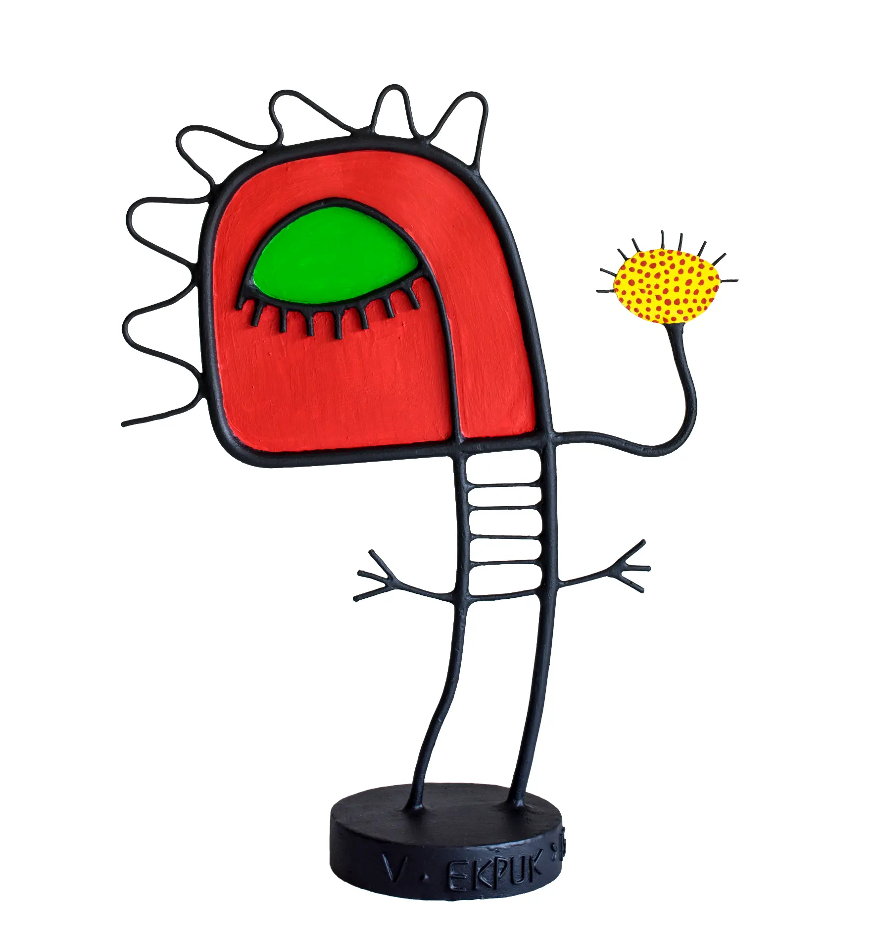 Icon 4, c. 2015.
acrylic on metal
Dimension:30 x 24in (76 x 60cm) 
