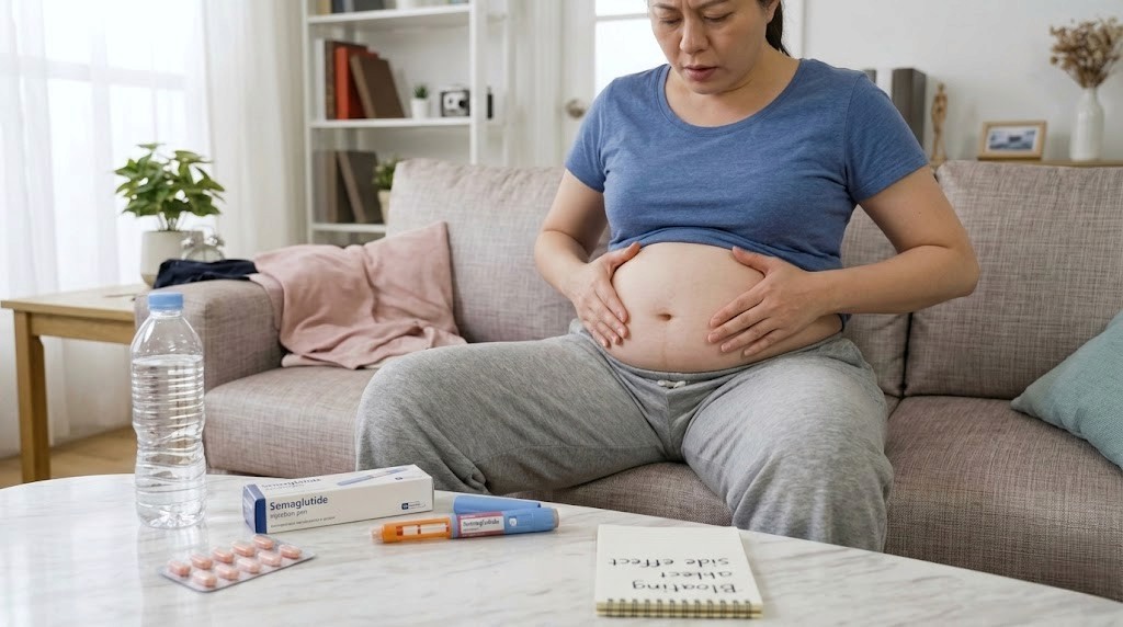 Semaglutide bloating