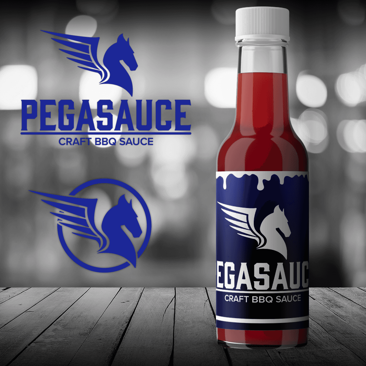 Black and white wave