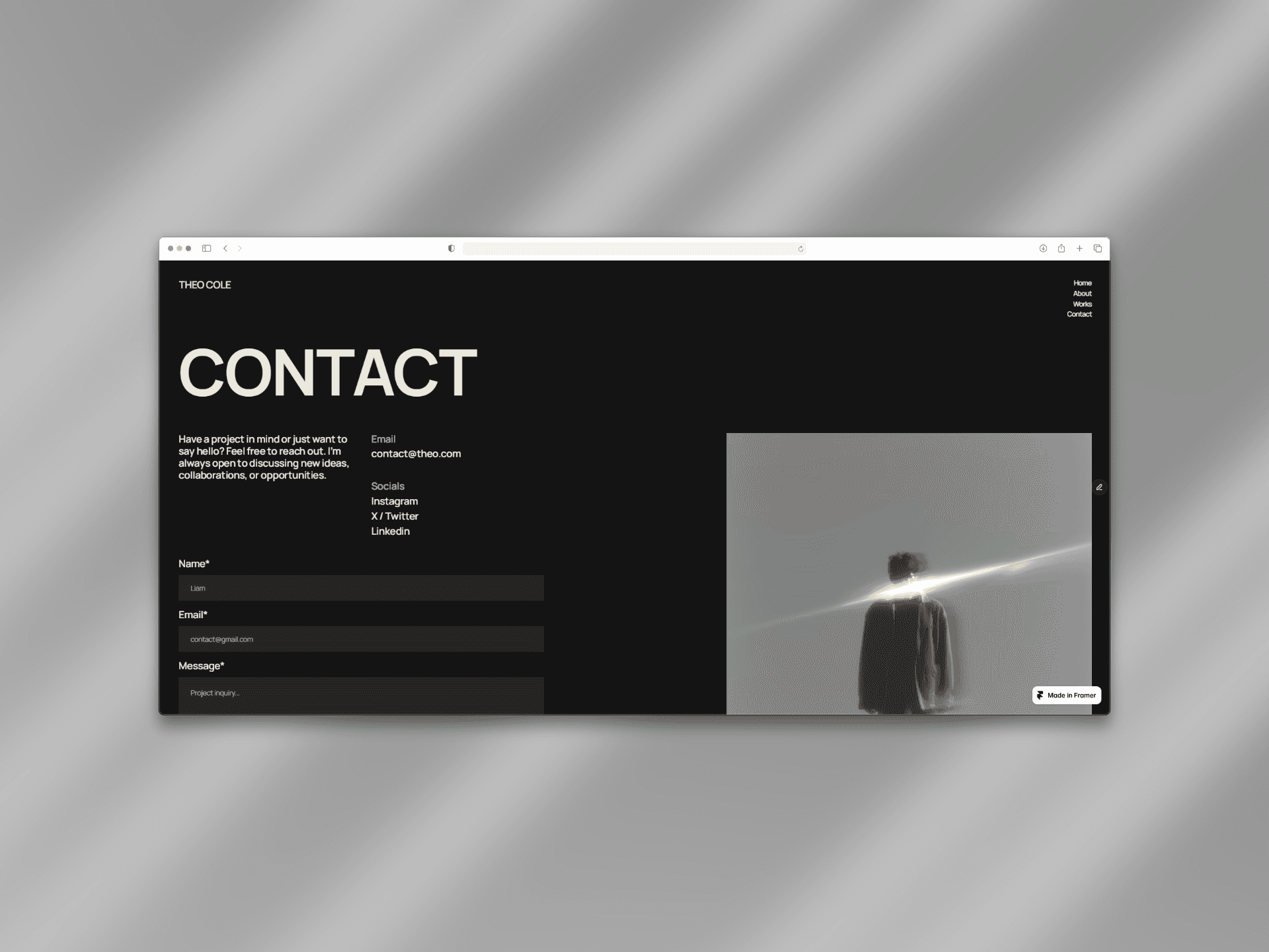 Portfolio project image