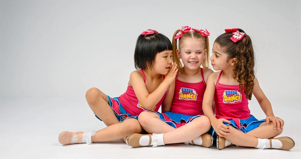 Ready Set Dance students sitting together