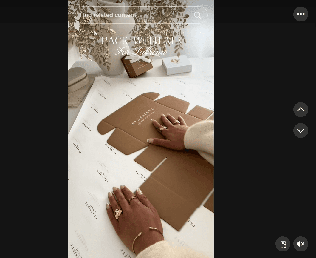 Classie Vu Jewelry TikTok UGC example