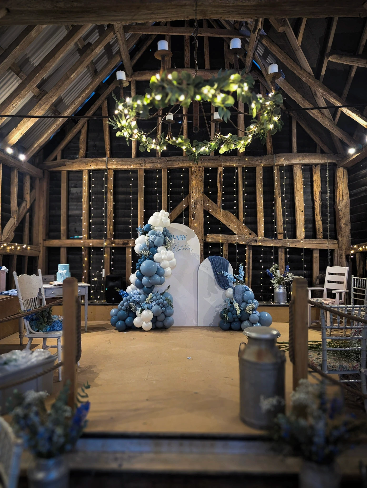 Bespoke party balloon set up in Surrey