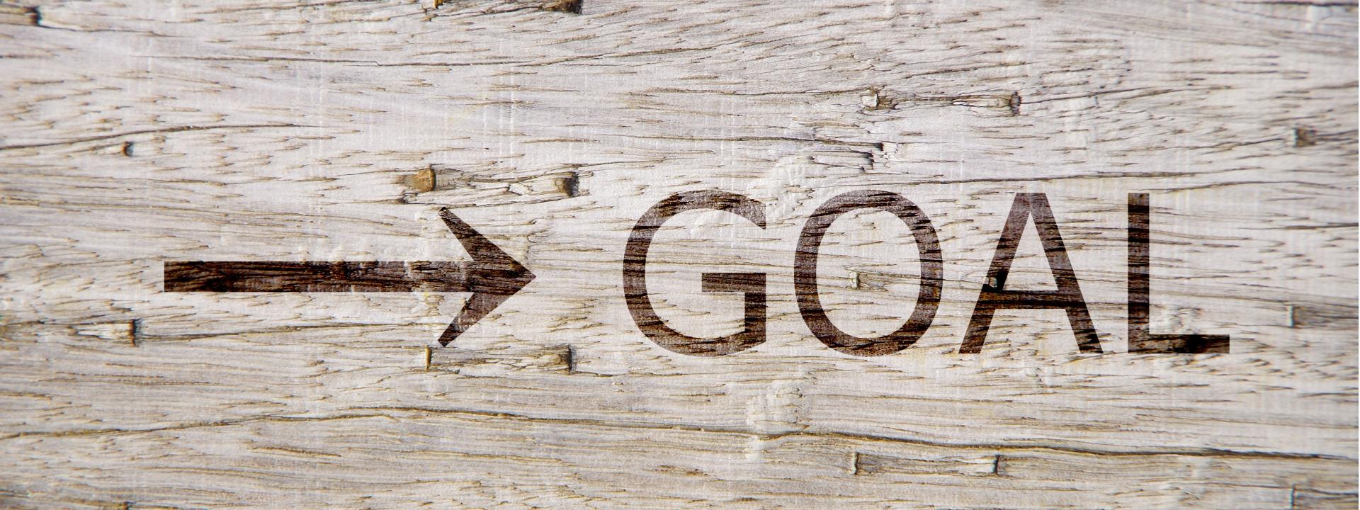 ゴールに向かって進む目標のイメージ