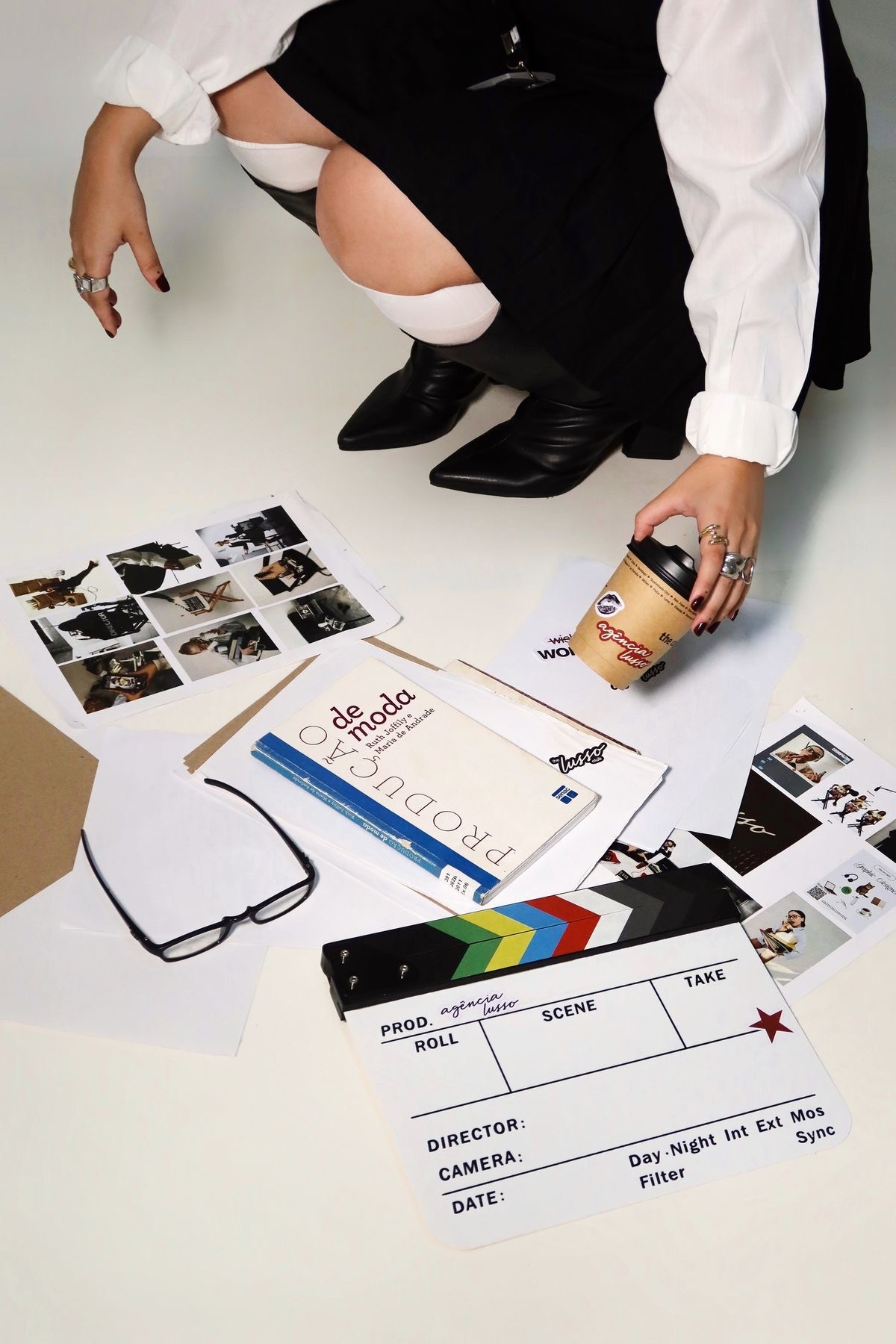 Person in fog with a glowing, glitching computer monitor head, dark cyberpunk portrait.