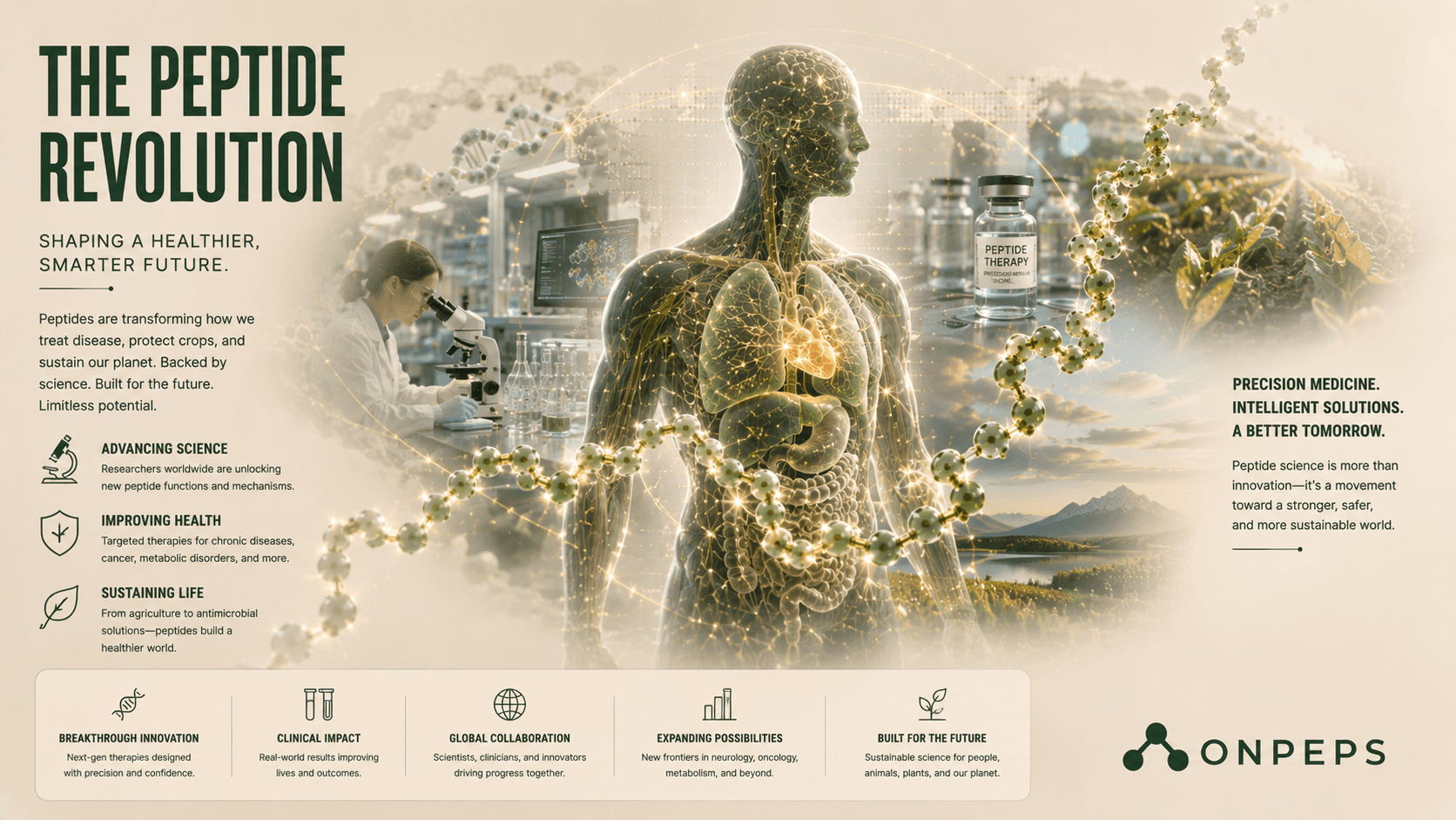 the evolution of peptide usage by onpeps
