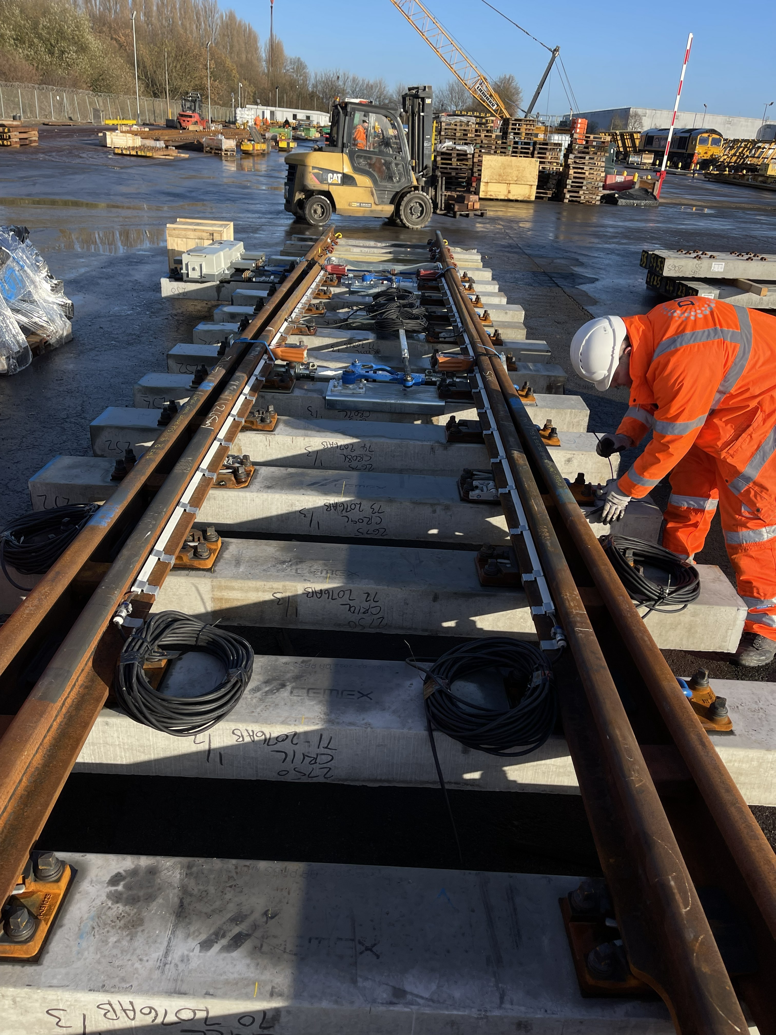 An electrical rail project completed by DPH 