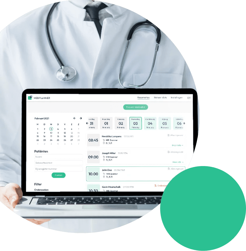 Illustration of the Medplanner platform