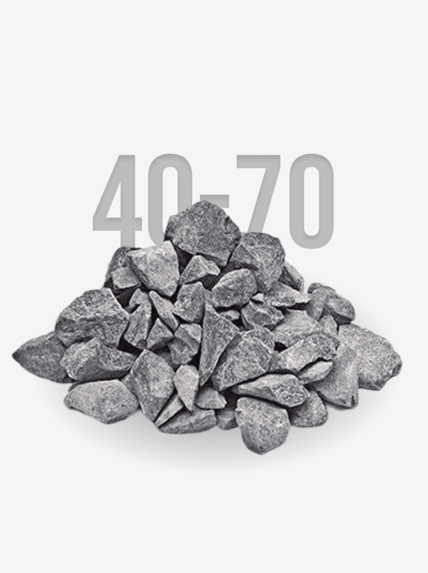 Гранітний щебінь фракції 40-70 мм