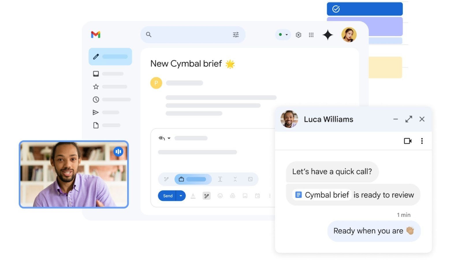 Gmail's integration of video and chat features