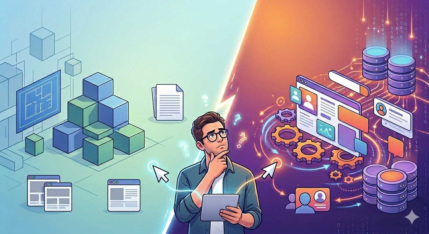 Static vs dynamic website