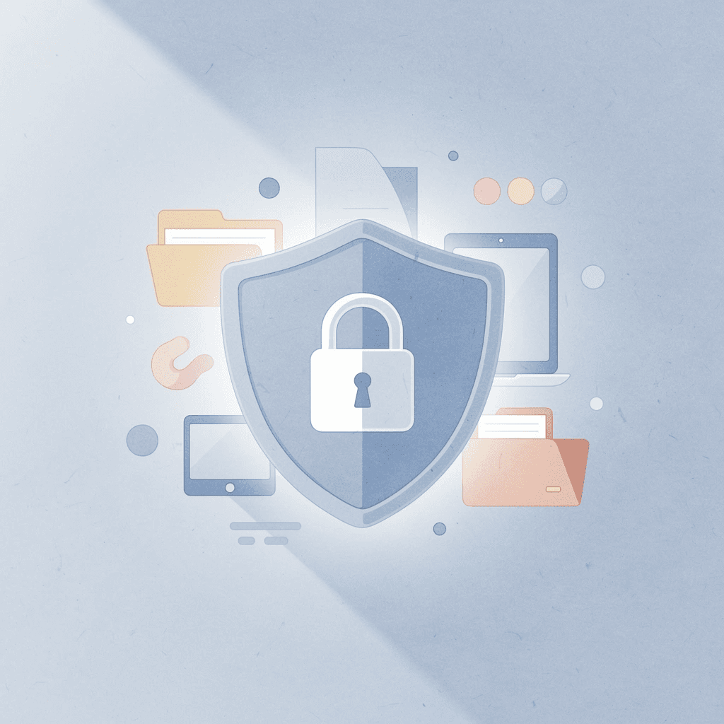 Shield scene representing AI governance protecting enterprise systems
