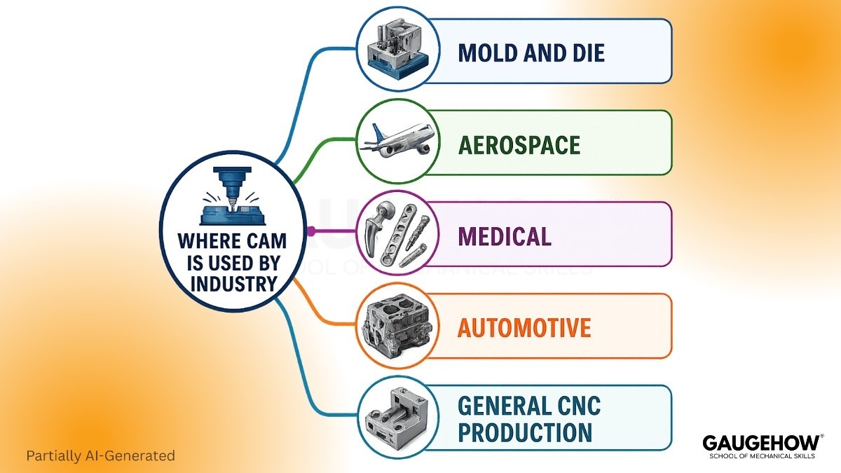 CAM used by industry 