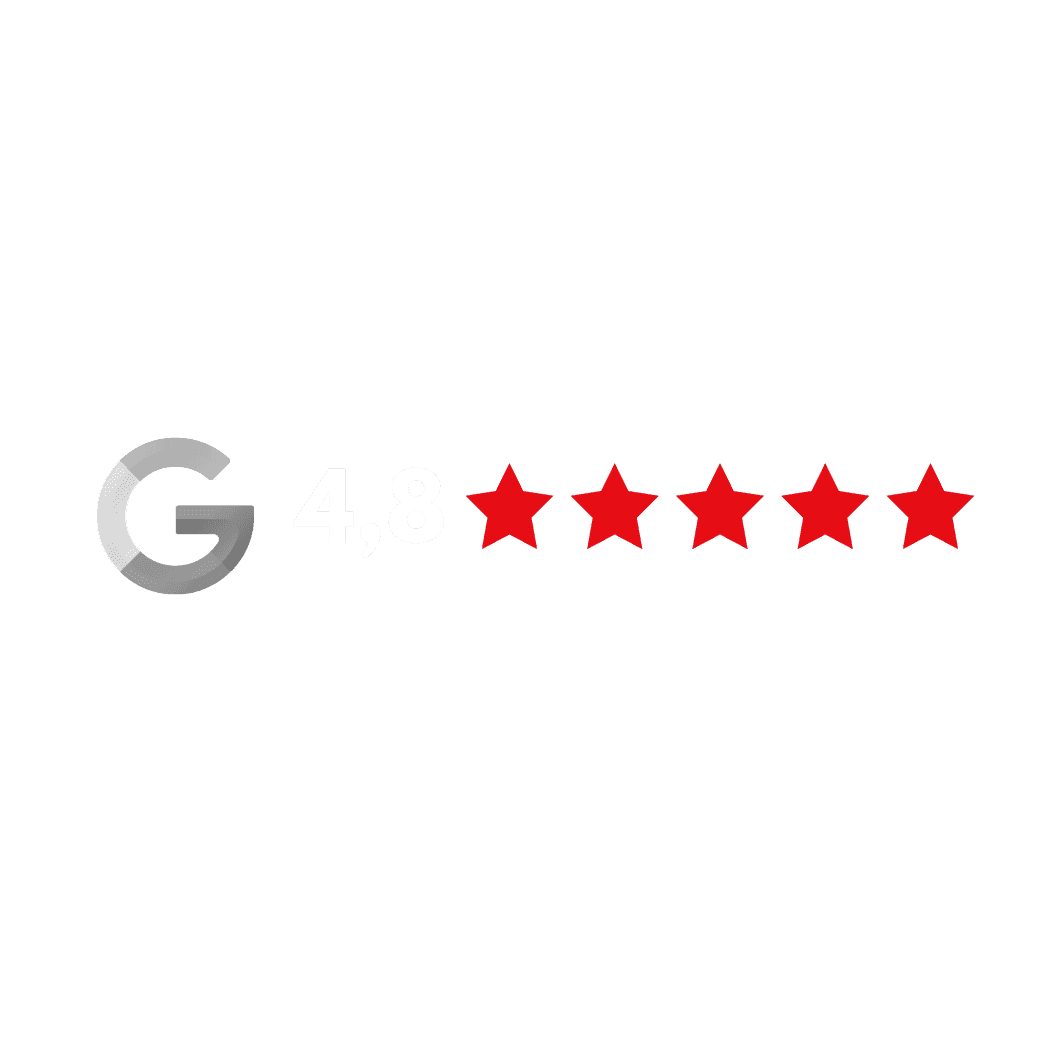 Google Bewertung 4,8 von 5 Sternen