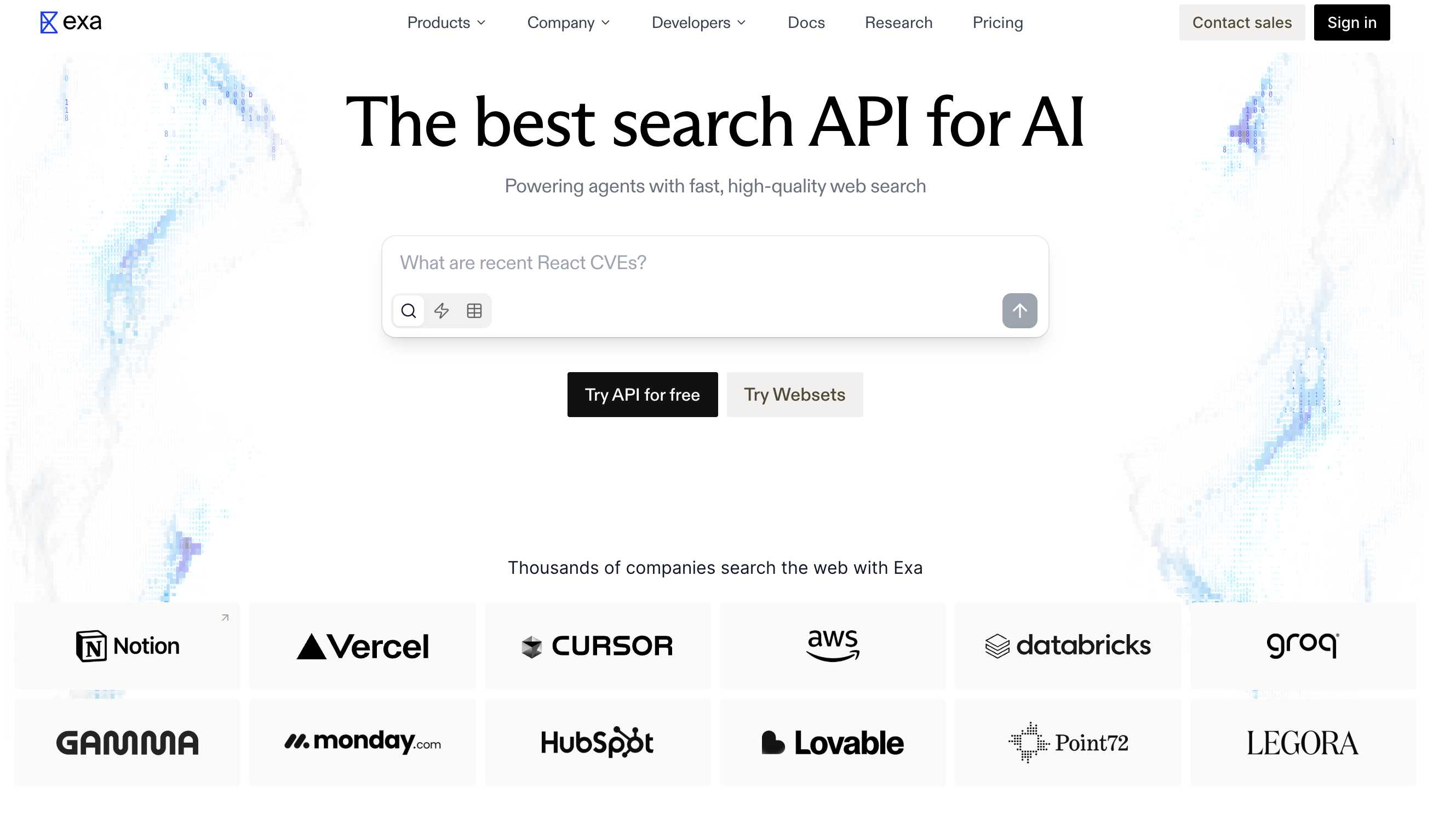 Exa.ai neutral search API
