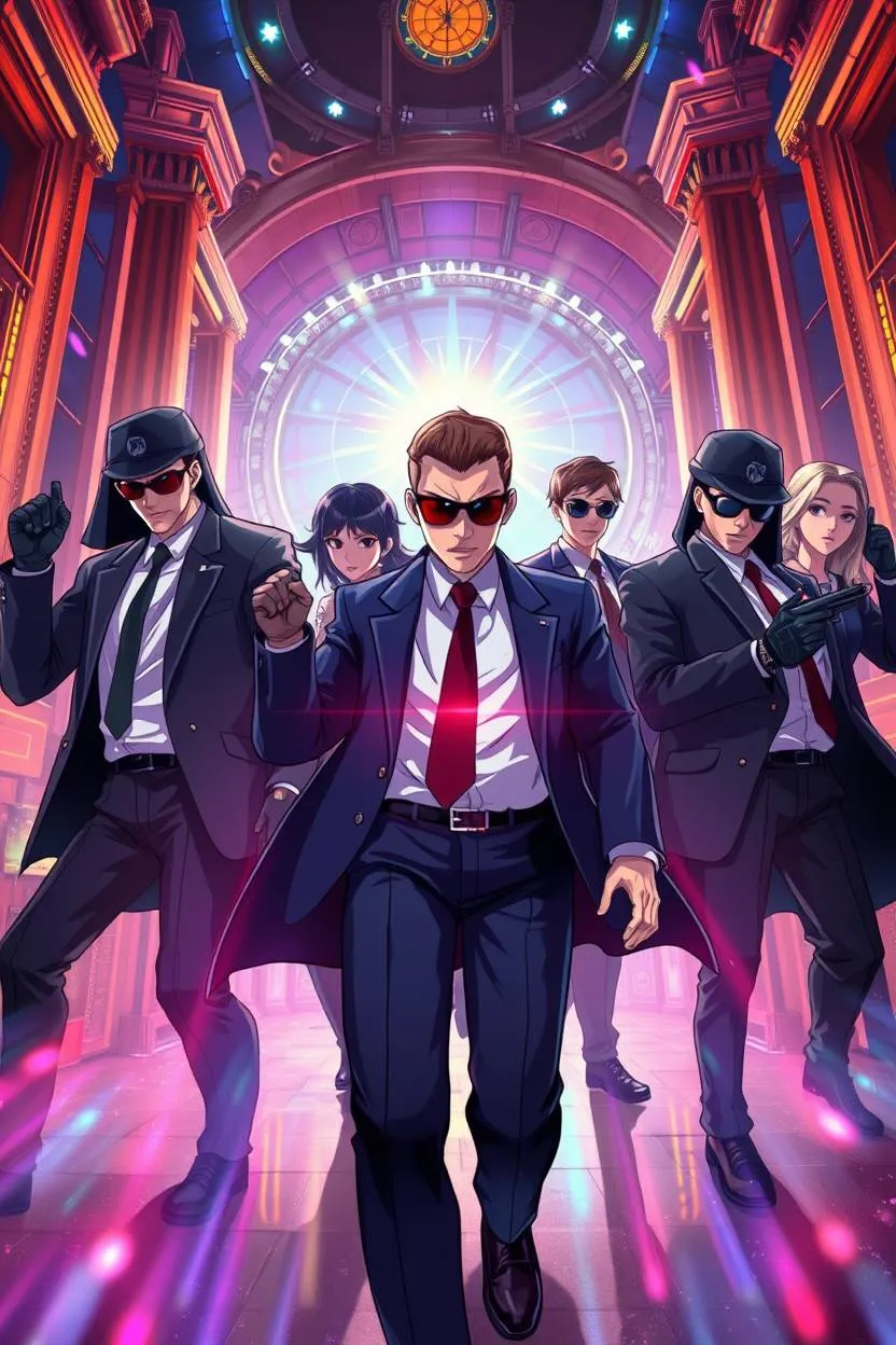 Poster for Mission Black Terror - an online mystery escape game for birthday party