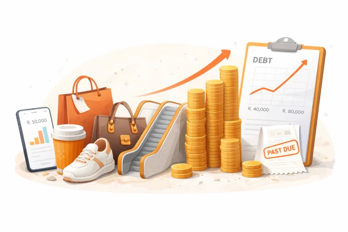 How lifestyle inflation quietly increases debt