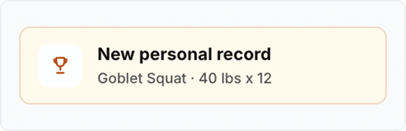 Exercise demonstration and instructions view in FitCentral