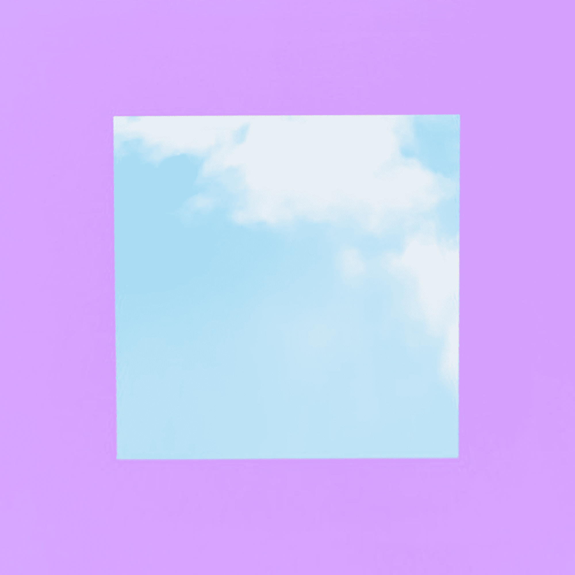 The aperture over a pale violet dawn field