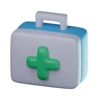 Free 3D first aid kit icon