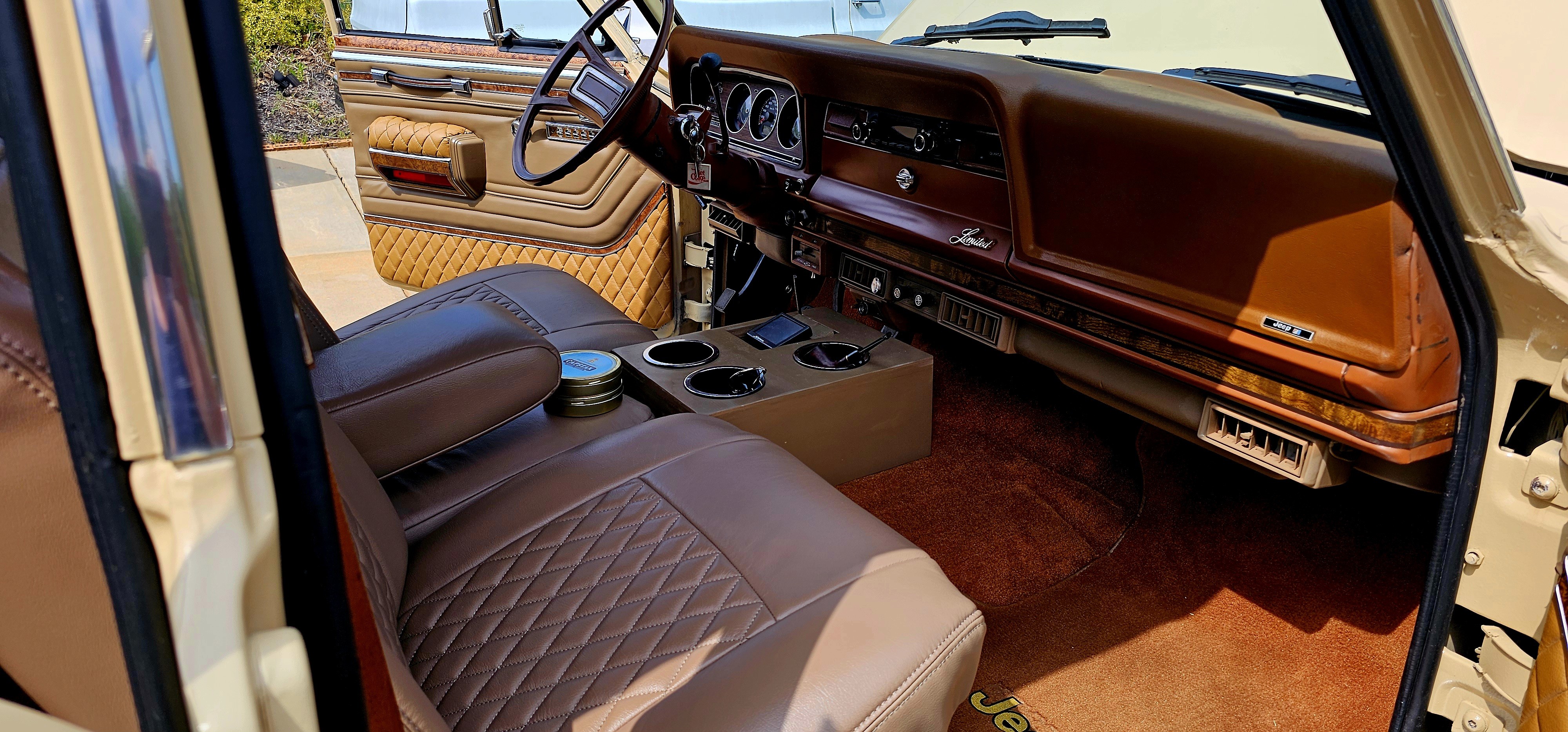 Full, complete detail on a 1983 Jeep Wagoneer  performed on-site in Cartersville.